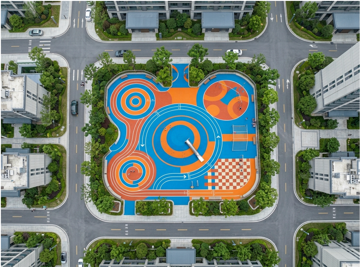 新乡市混合型塑胶跑道EPDM塑胶跑道 - 价格